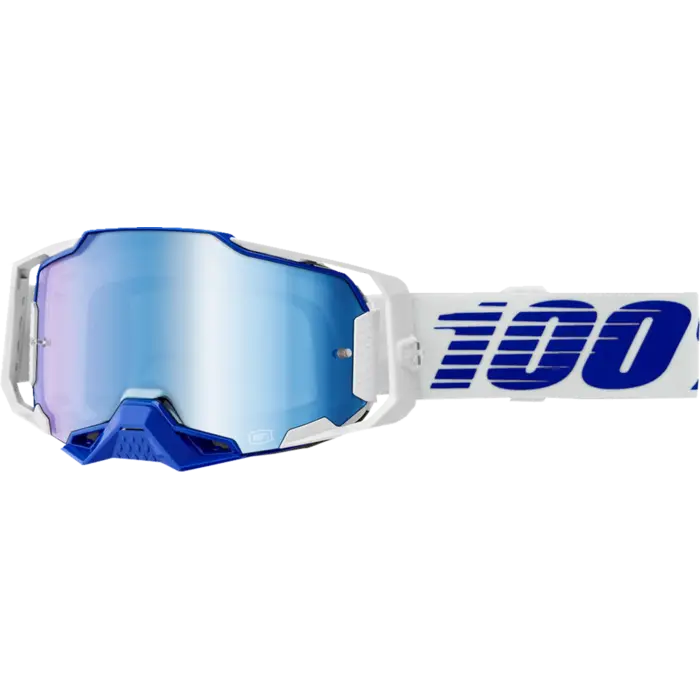 100 % Armega MX Enduro Brille blue white