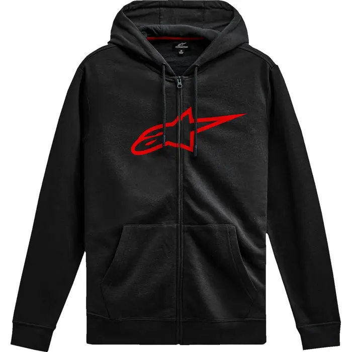 Alpinestars Ageless V3 Zip Hoodie schwarz rot
