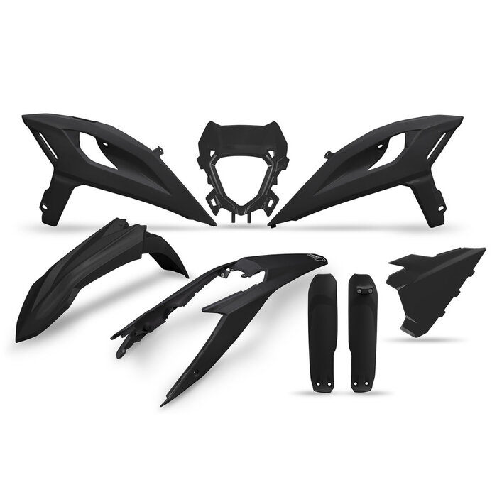 UFO  Komplettes Ersatz Verkleidungskit für Beta RR X-Pro / Race Bj. 25-26 schwarz
