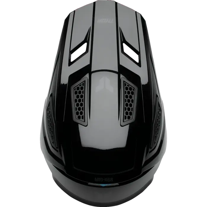 Thor Helm Fleet Blackout schwarz glänzend