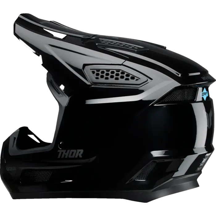 Thor Helm Fleet Blackout schwarz glänzend