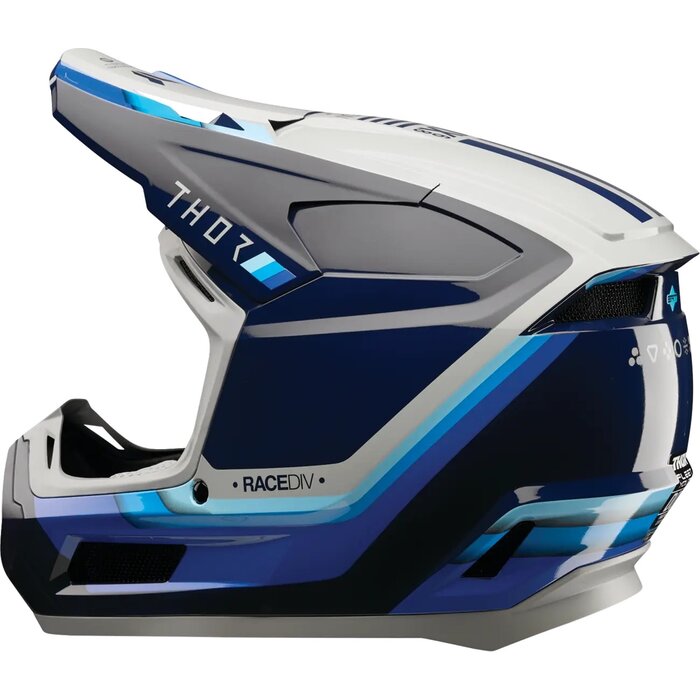 Thor Kinderhelm Fleet Defy blau grau