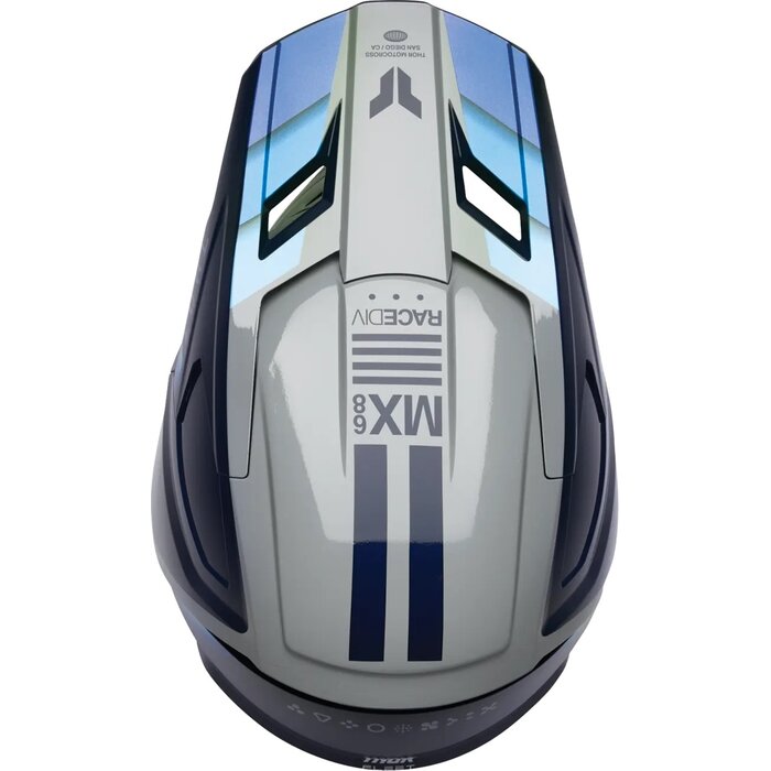 Thor Kinderhelm Fleet Defy blau grau