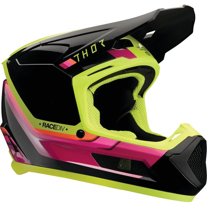 Thor Kinderhelm Fleet Defy schwarz pink gelb