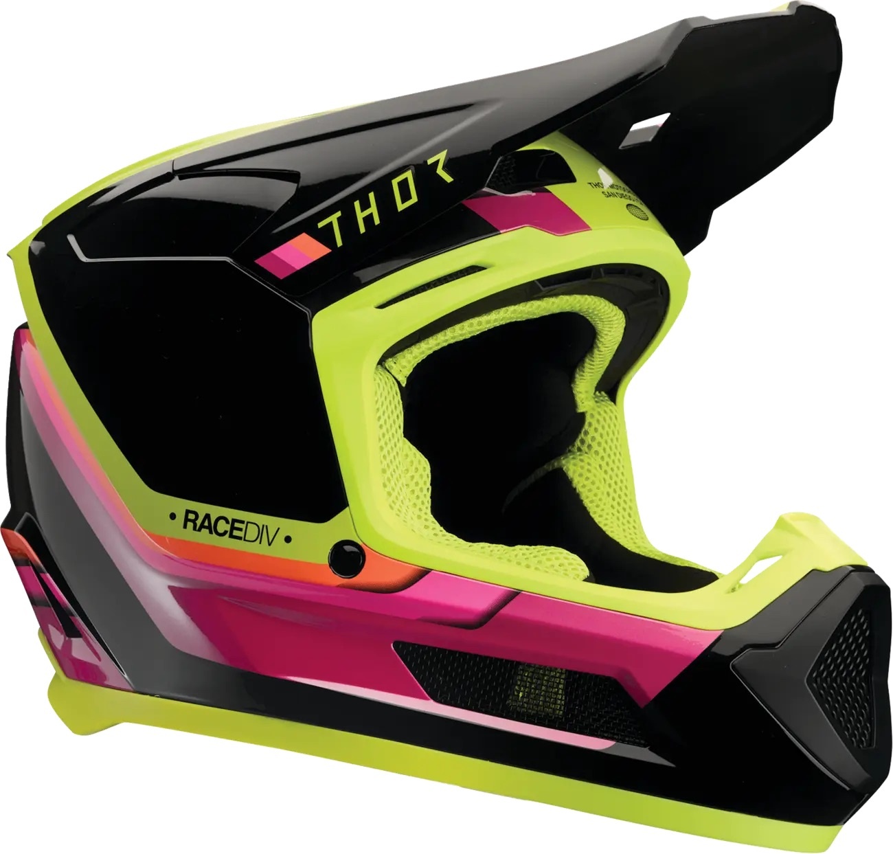 Thor Kinderhelm Fleet Defy schwarz pink gelb