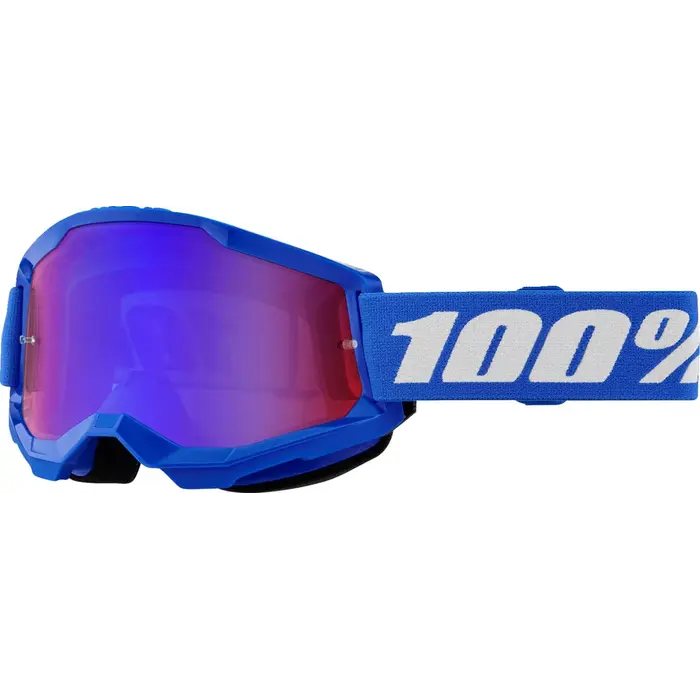 100 % Strata 2 Junior - Brille Motorradbrille blau