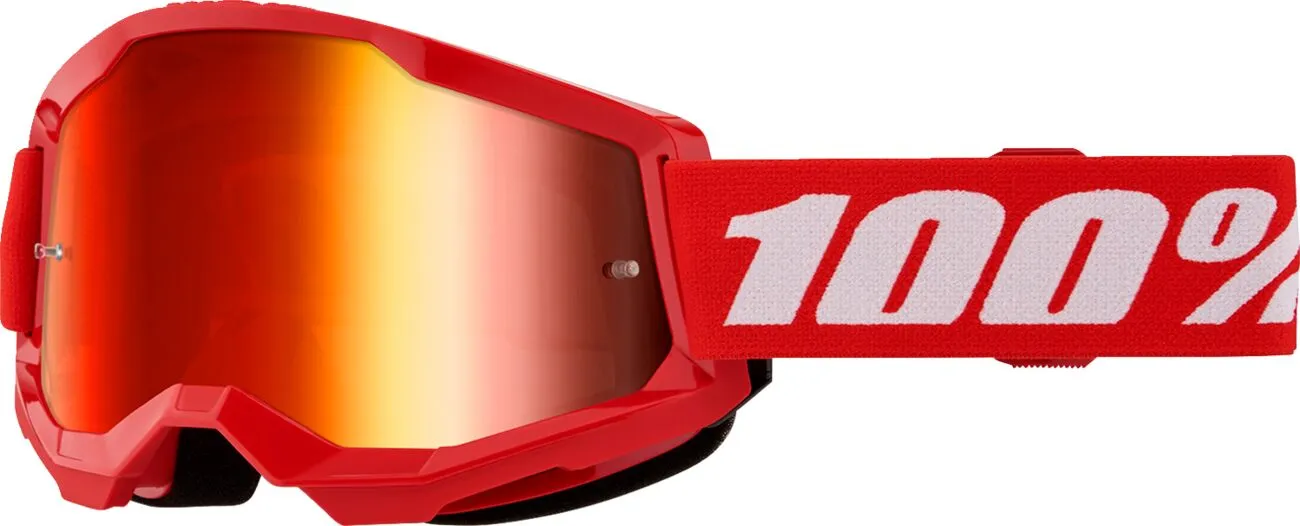 100 % Strata 2 MX Brille rot