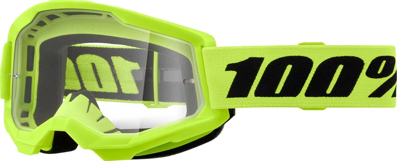 100 % Strata 2 MX Brille neongelb