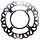 Bremsscheibe Wave 220mm hinten für Beta 50 RR, 125 RR Motard mit Speichenfelge