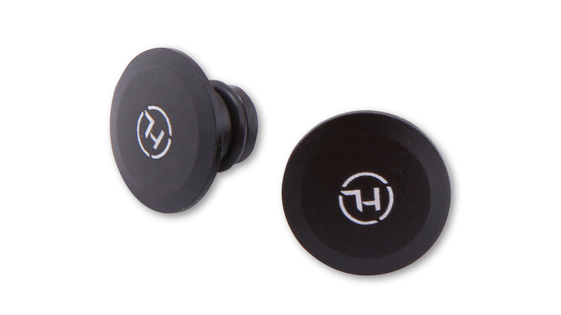 Highsider pro Abdeckkappen Schwarz Matt CNC, Für M10