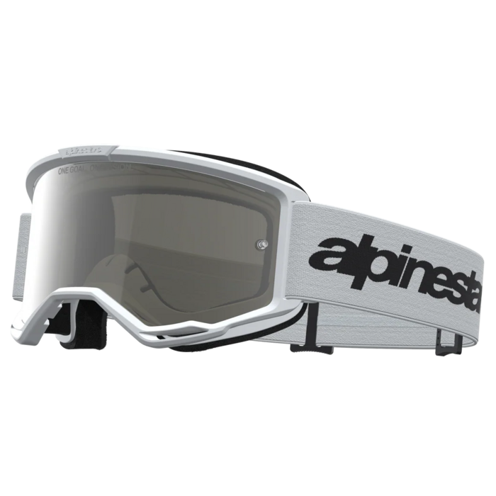 Alpinestars Vision 3 Wordmark - MX Morocross Brille weiss