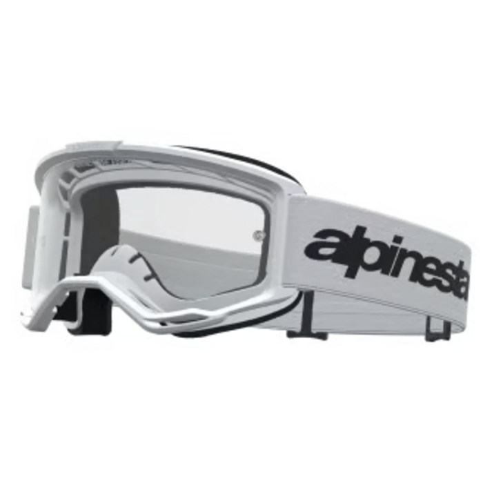 Alpinestars Vision 3 Wordmark - MX Morocross Brille weiss