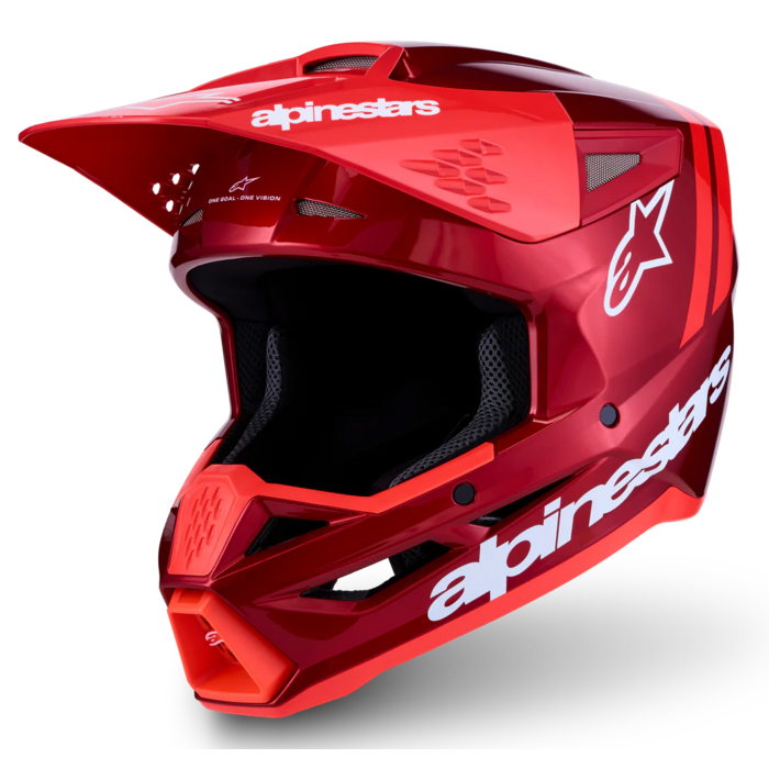 Alpinestars SM3 Motocross Helm Radium - rot