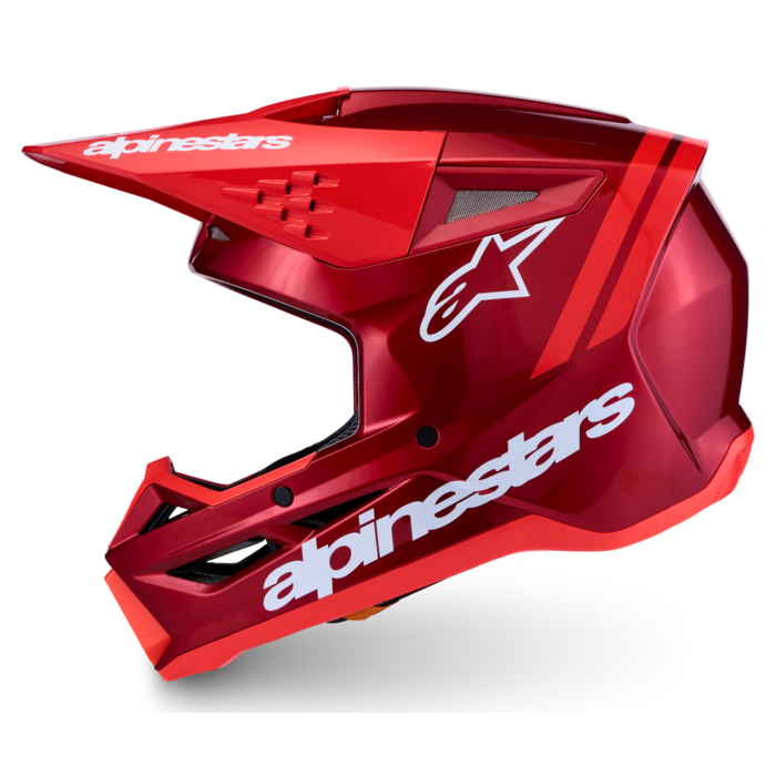 Alpinestars SM3 Motocross Helm Radium - rot