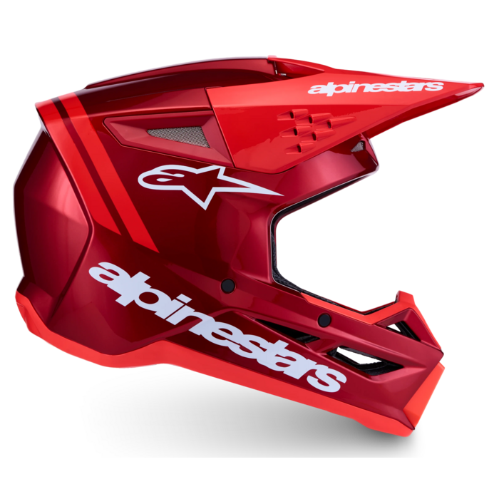 Alpinestars SM3 Motocross Helm Radium - rot