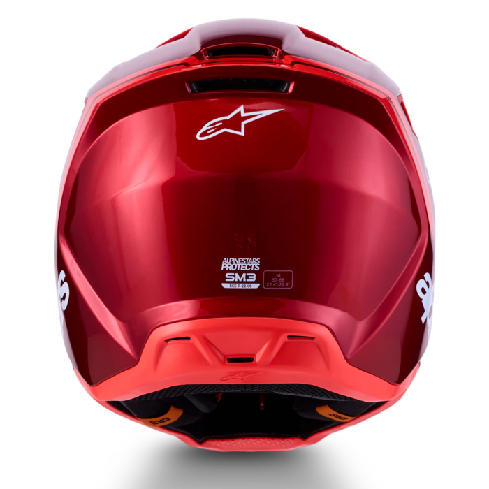 Alpinestars SM3 Motocross Helm Radium - rot