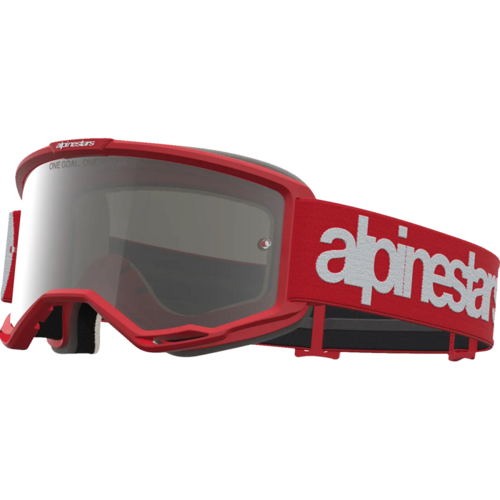 Alpinestars Vision 5 Hone - MX Morocross Brille rot weiss