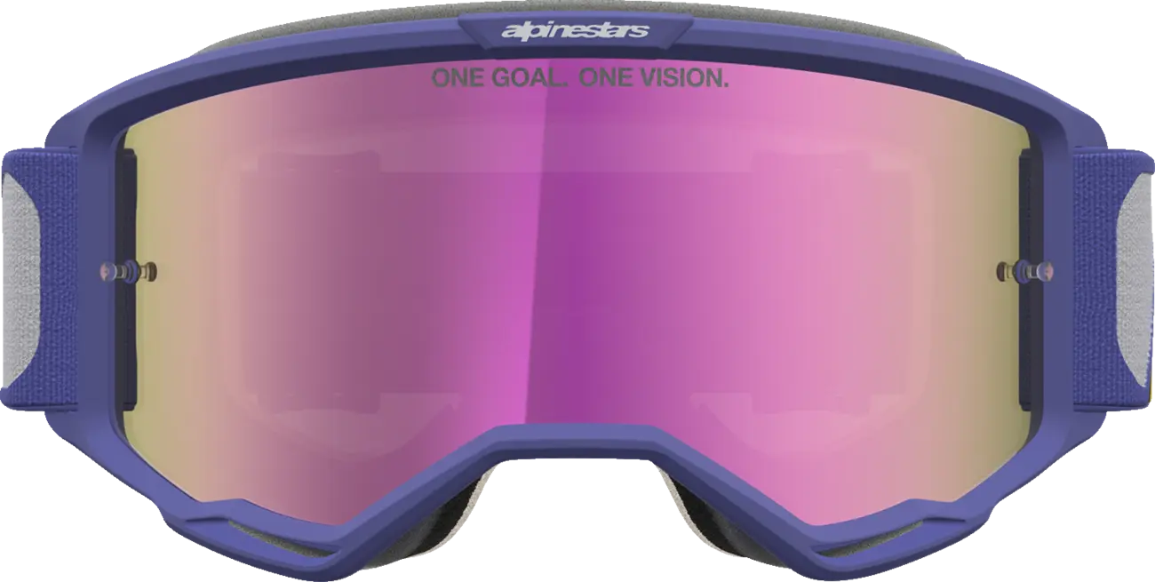 Alpinestars Vision 5 Drag - MX Morocross Brille rot Violett