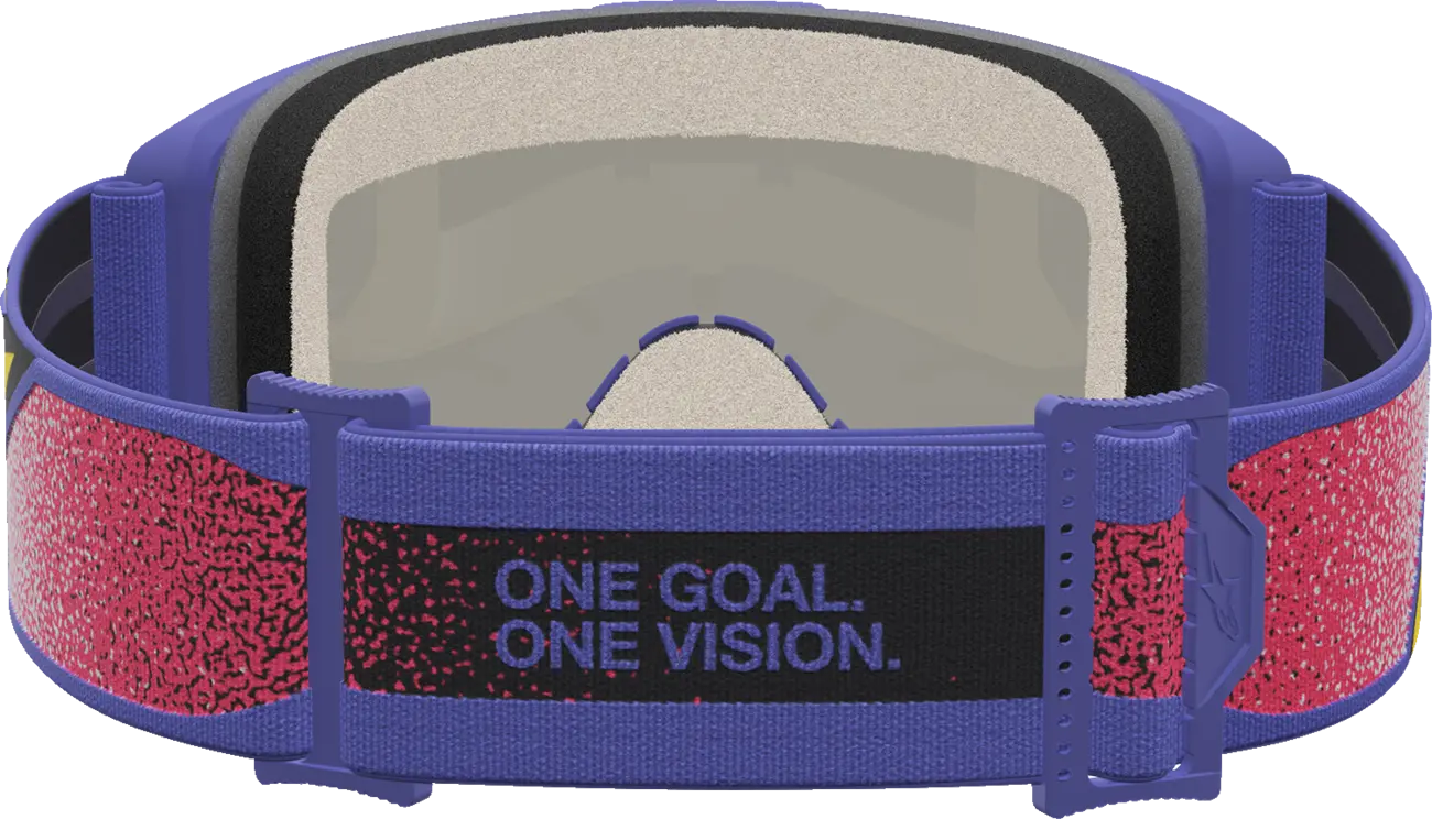 Alpinestars Vision 5 Drag - MX Morocross Brille rot Violett