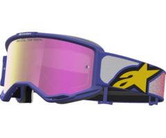 Alpinestars Vision 5 Drag - MX Morocross Brille rot Violett