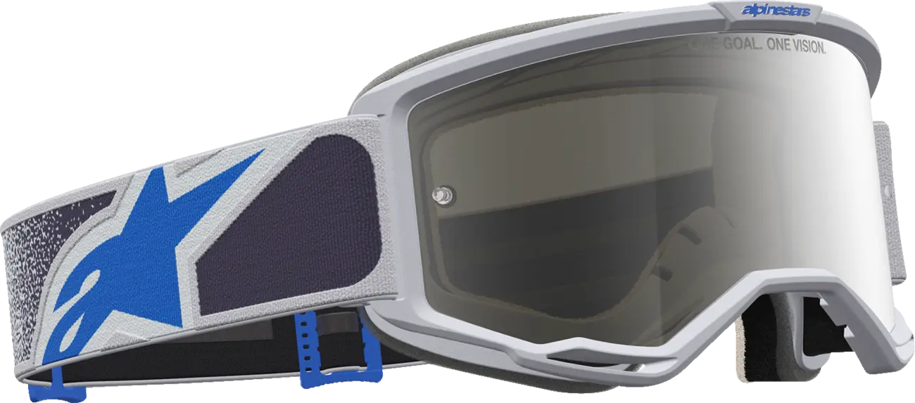Alpinestars Vision 5 Drag - MX Morocross Brille light lilac blau