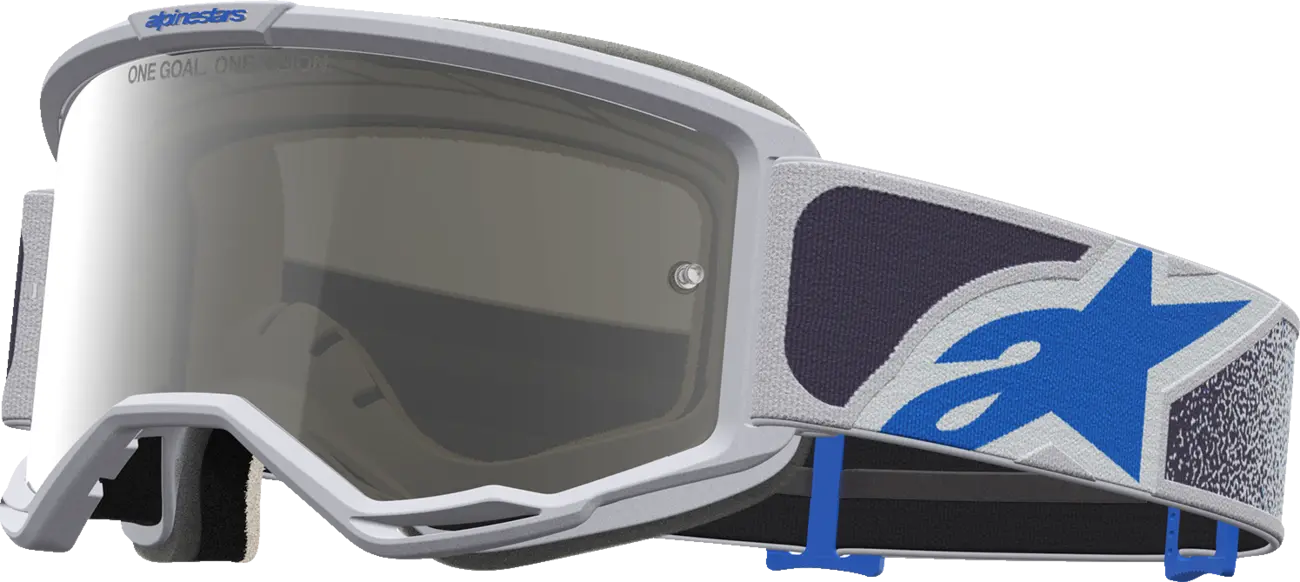 Alpinestars Vision 5 Drag - MX Morocross Brille light lilac blau