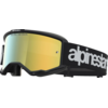 Alpinestars Vision 5 Hone - MX Morocross Brille schwarz weiss