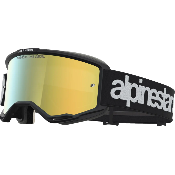 Alpinestars Vision 5 Hone - MX Morocross Brille schwarz weiss