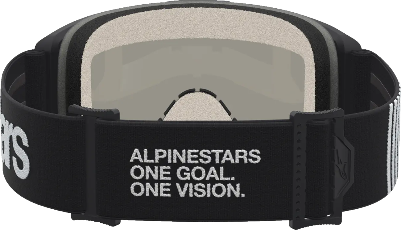 Alpinestars Vision 5 Hone - MX Morocross Brille schwarz weiss