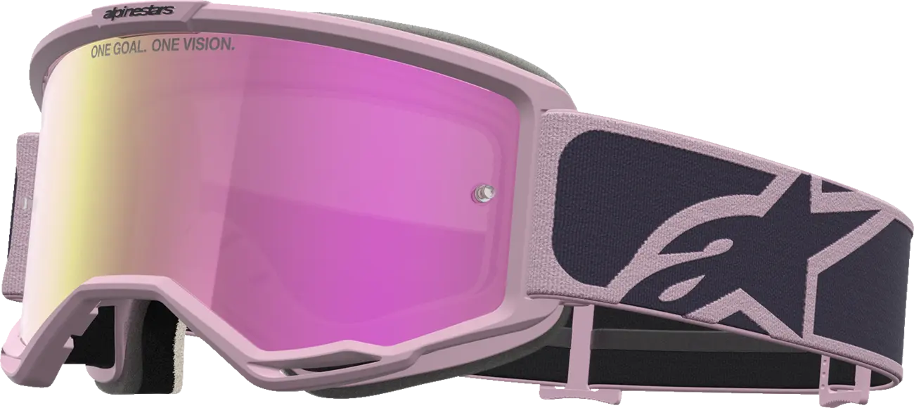 Alpinestars Vision 5 Rora - MX Morocross Brille graystone old pink