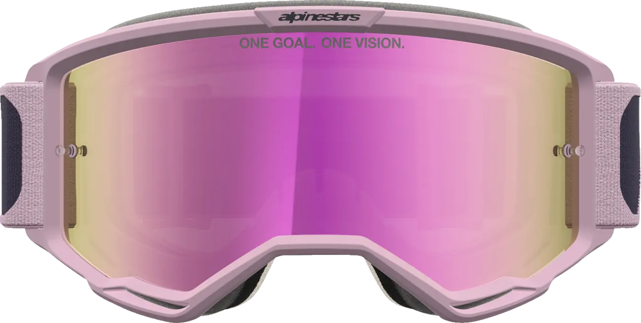 Alpinestars Vision 5 Rora - MX Morocross Brille graystone old pink