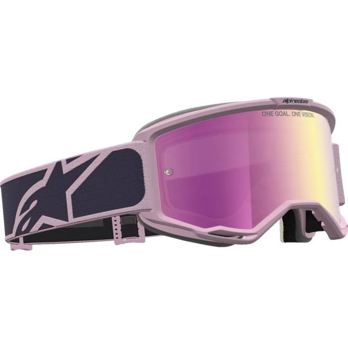 Alpinestars Vision 5 Rora - MX Morocross Brille graystone old pink