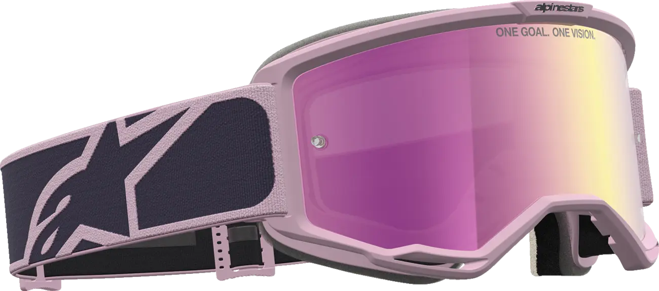 Alpinestars Vision 5 Rora - MX Morocross Brille graystone old pink