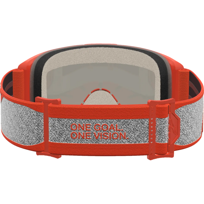 Alpinestars Vision 5 Rora - MX Morocross Brille silver orange
