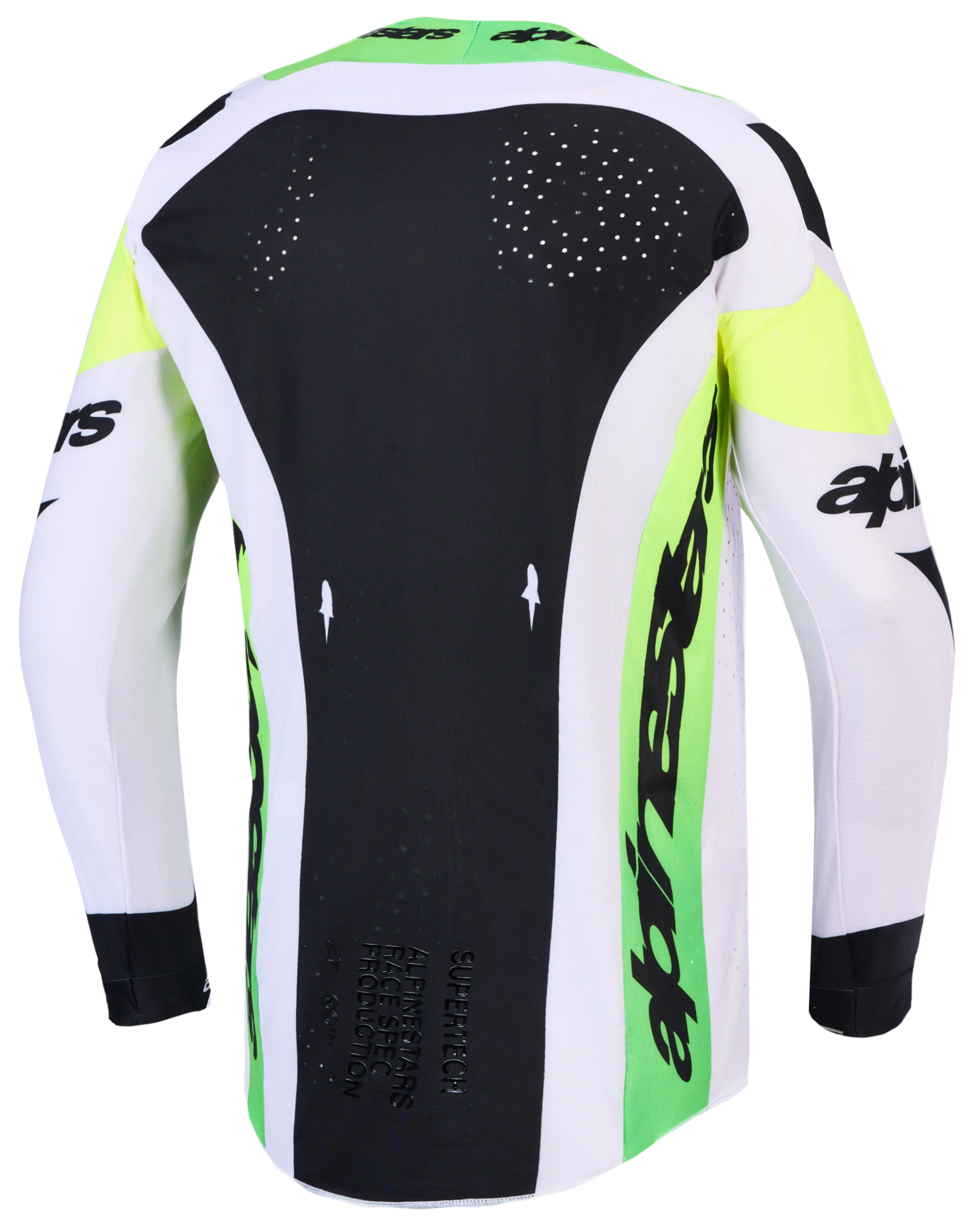 Alpinestars Supertech Dyna Jersey 2027 Light Lilac Green Fluo Black