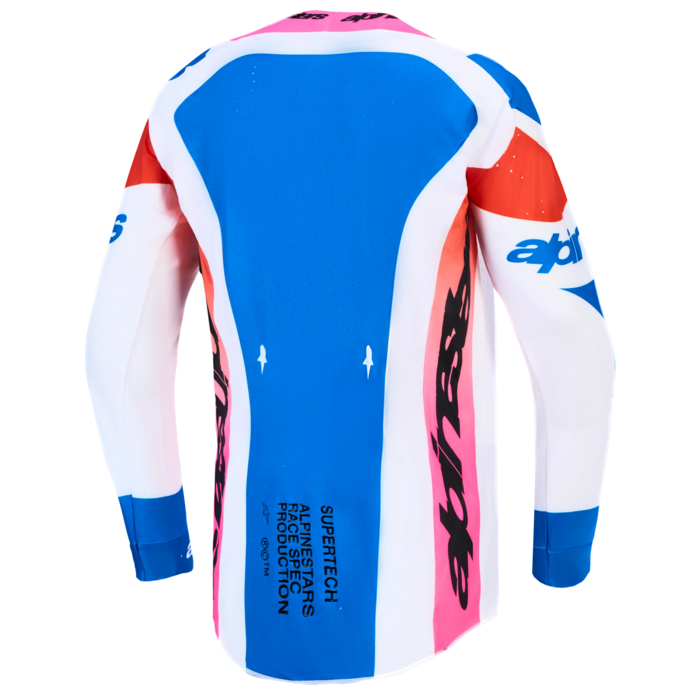 Alpinestars Supertech Dyna Jersey 2027 White Blithe Blue Black Purple