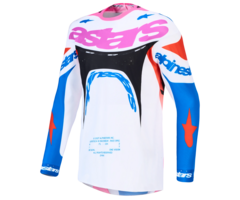 Alpinestars Supertech Dyna Jersey 2027 White Blithe Blue Black Purple