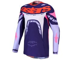 Alpinestars Supertech Dyna Jersey 2027 Light Violet Deep Purp Pink Fl