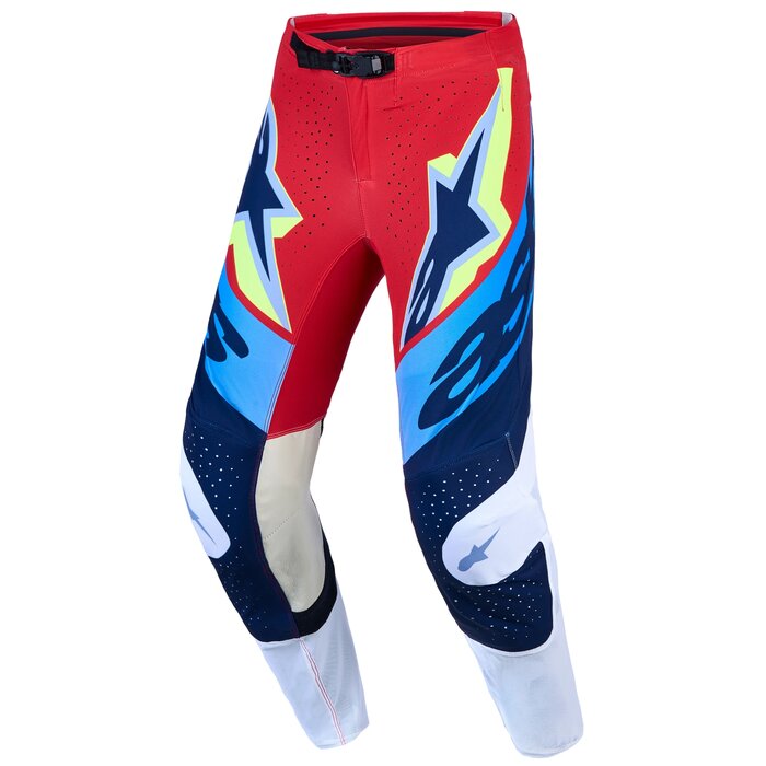 Alpinestars Supertech Dyna Hose 2027 Fire Red White Navy Blue