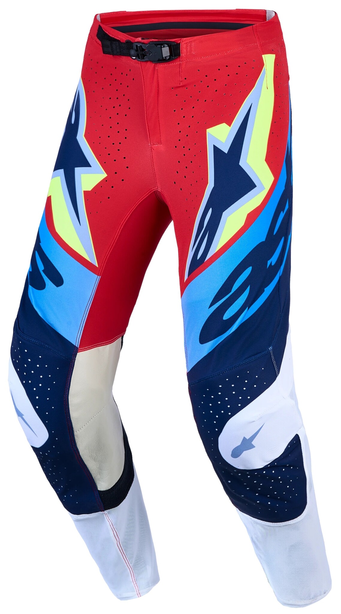 Alpinestars Supertech Dyna Hose 2027 Fire Red White Navy Blue