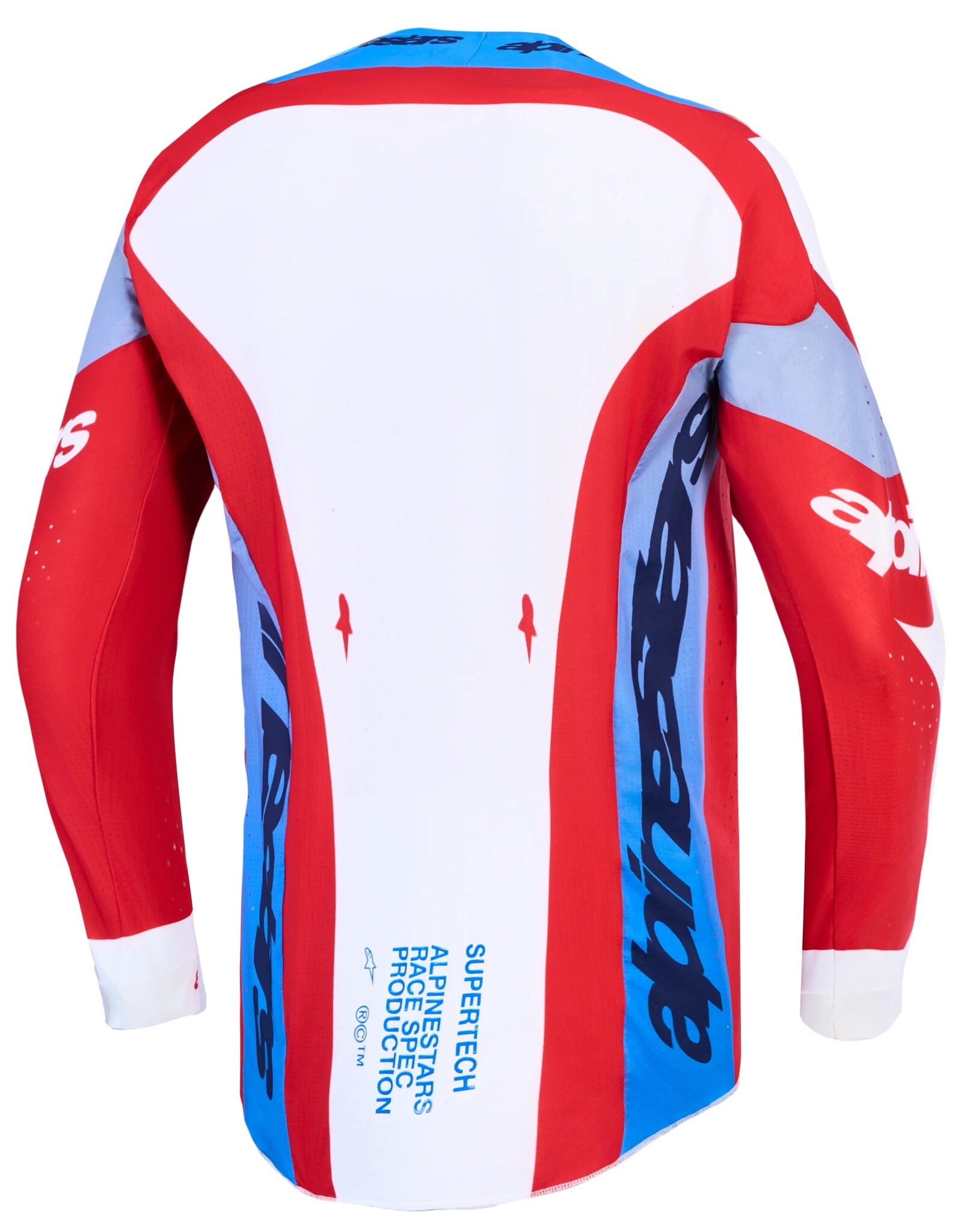 Alpinestars Supertech Dyna Jersey 2027 Fire Red White Navy Blue