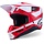 SM3 Motocross Helm Heat Red White Black Glossy
