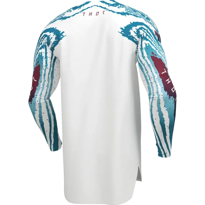 Thor Jersey Sportmode Damascus Weiß, Blau, Schwarz