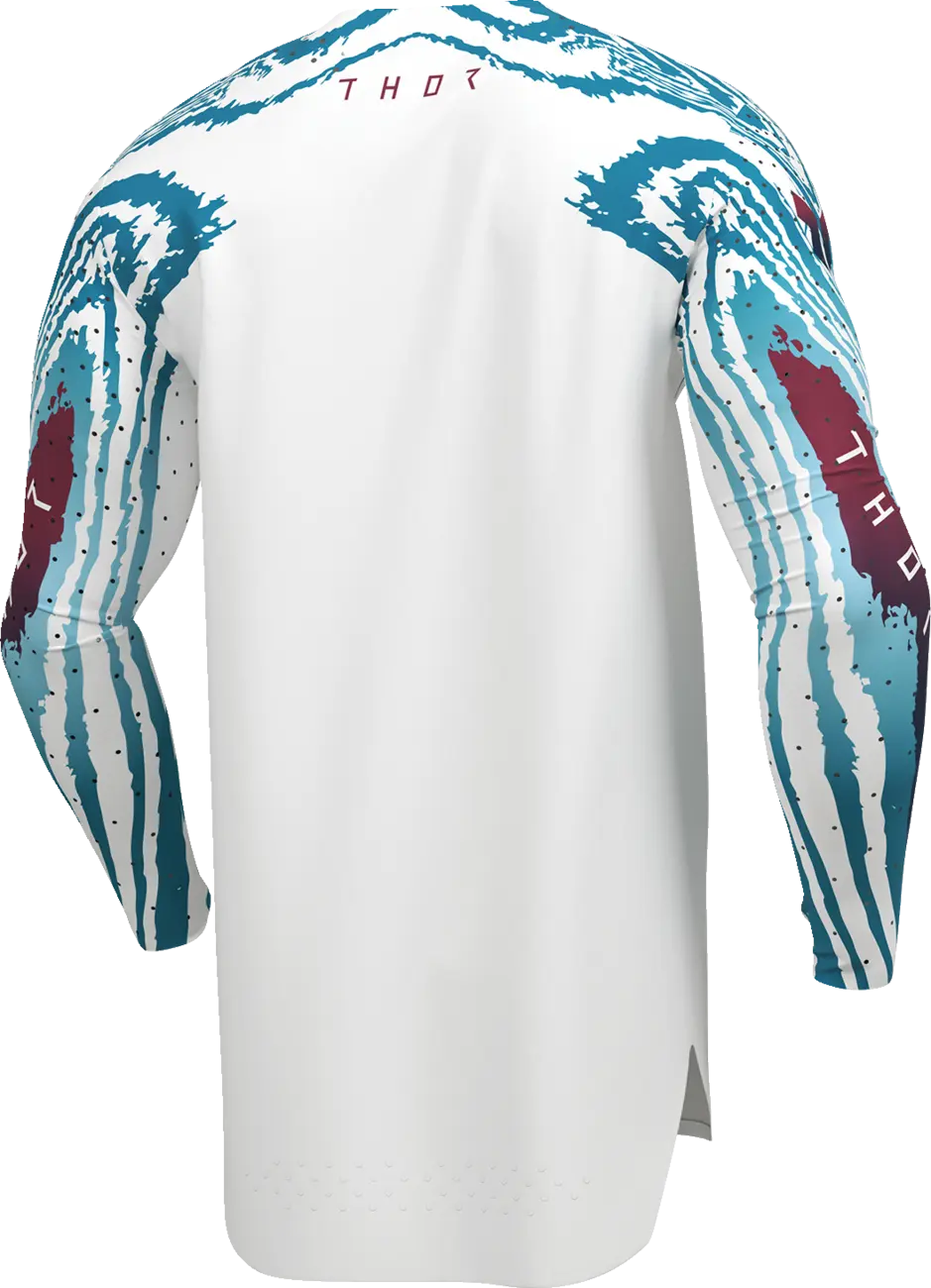 Thor Jersey Sportmode Damascus Weiß, Blau, Schwarz