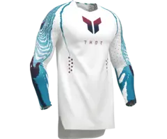 Thor Jersey Sportmode Damascus Weiß, Blau, Schwarz