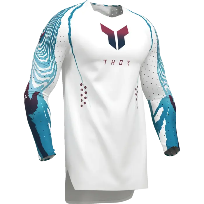 Thor Jersey Sportmode Damascus Weiß, Blau, Schwarz