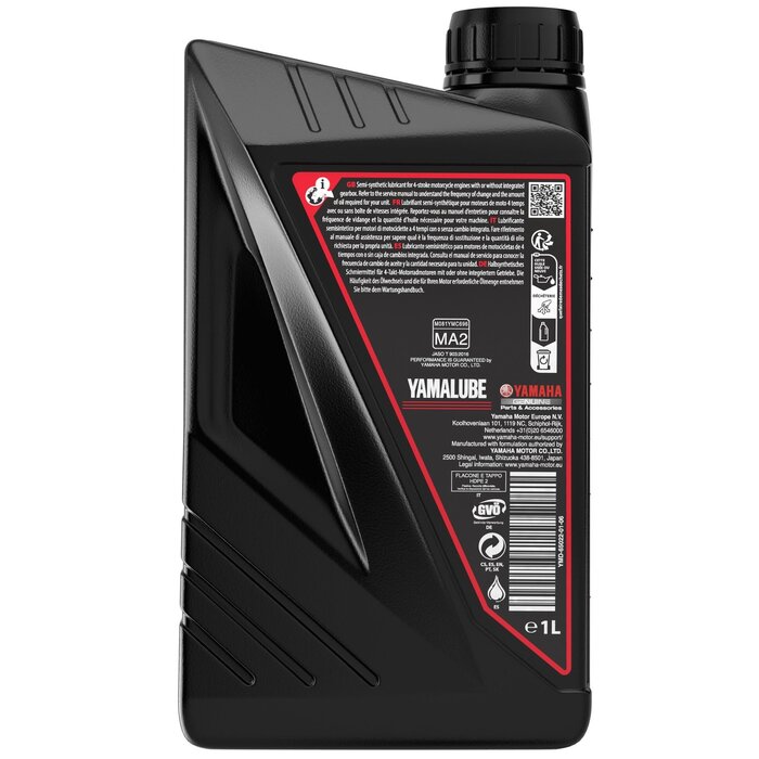 Yamalube S4 Semi-Syn 20W-50 4-Stroke Öl