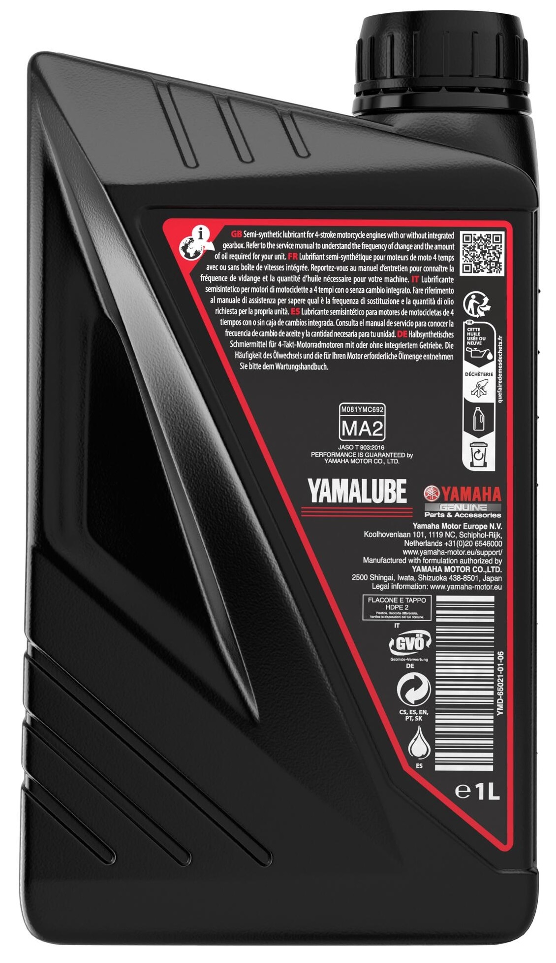 Yamalube S4 Semi-Syn 10W-40 4-Stroke Öl