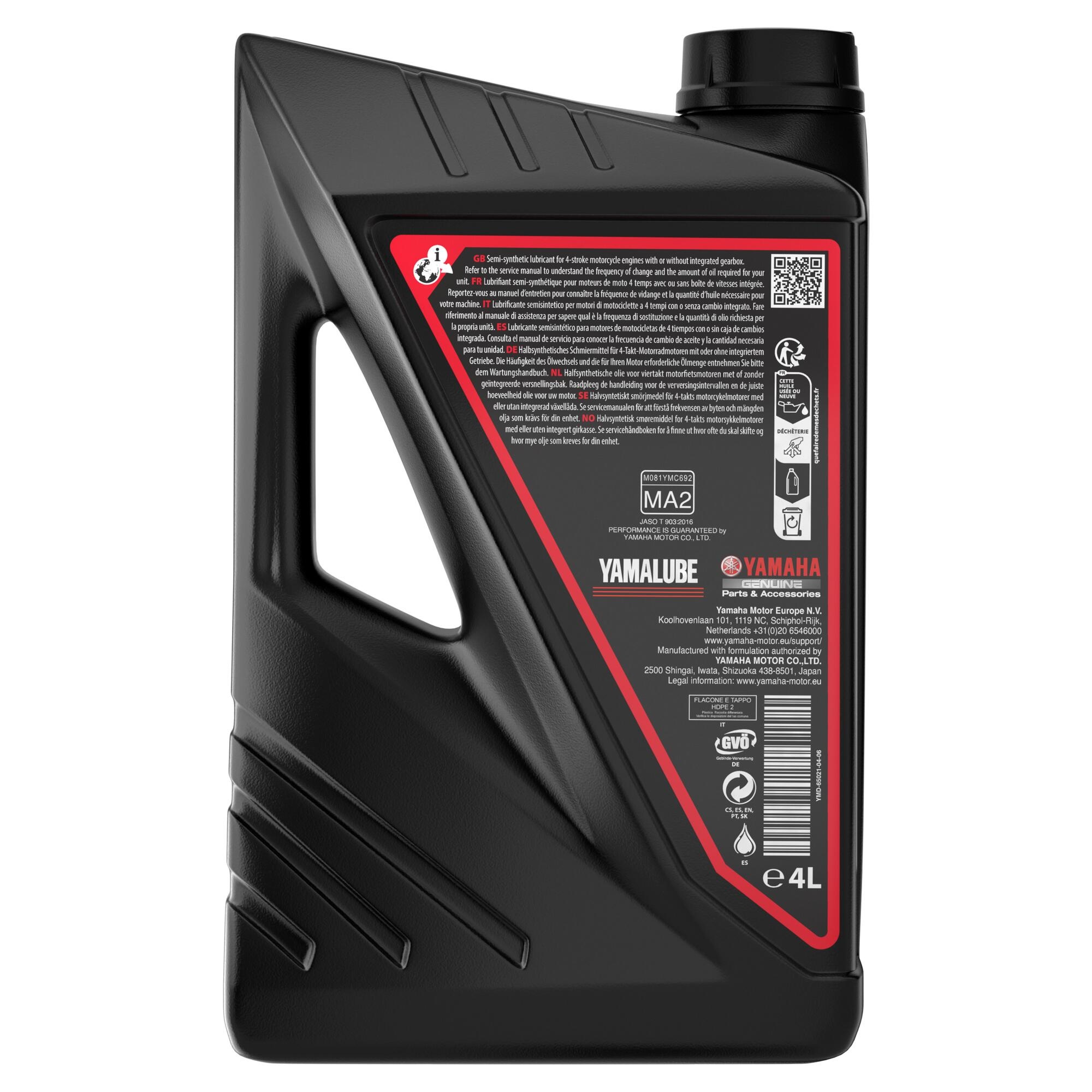 Yamalube S4 Semi-Syn 10W-40 4-Stroke Öl