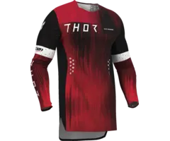 Thor Jersey Sportmode Vanish Schwarz, Rot, Weiß